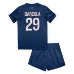 Günstige Fußballtrikots Paris Saint-Germain Bradley Barcola 29 Kinder Heimtrikot 2024-25 Kurzarm